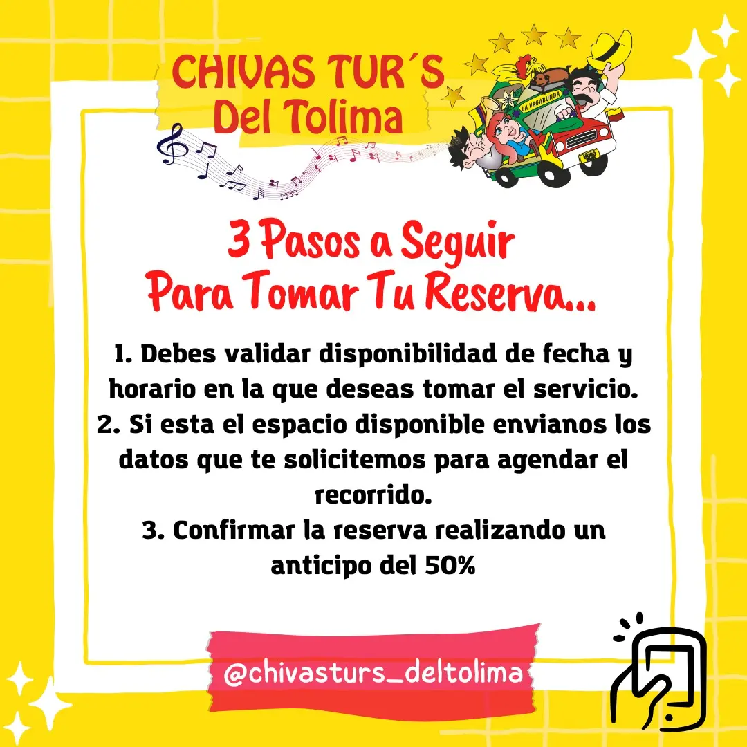 formas de pago en chivas tours del tolima